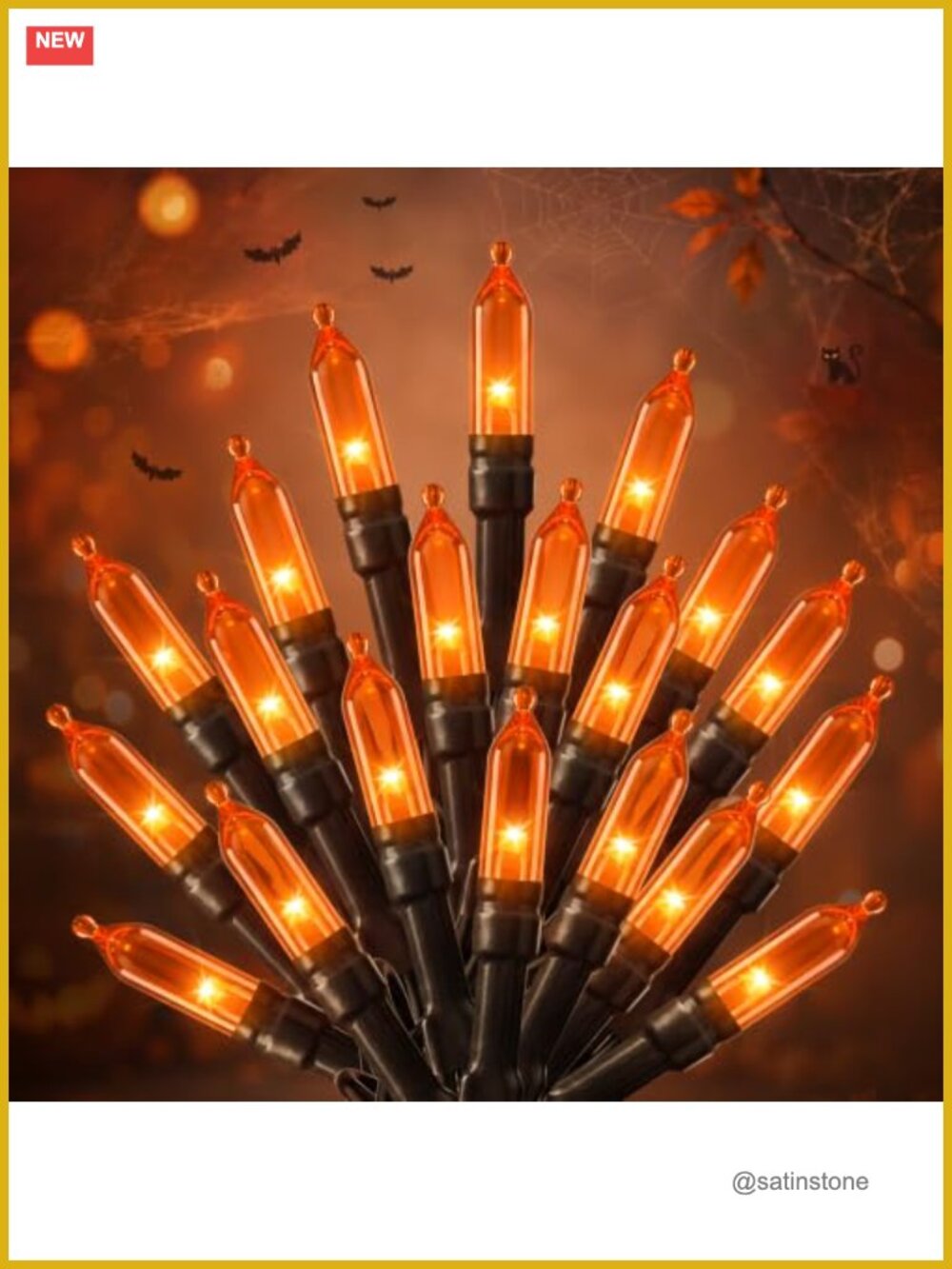 39ft LED Halloween String Lights Outdoor